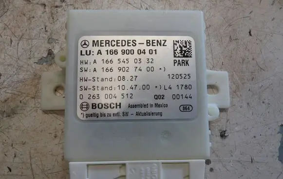 Mercedes-Benz ML W166 Parking PDC control unit/module A1669000401 A1665450332 A1669021400