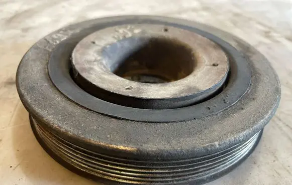 Opel Vectra C Crankshaft pulley EPDM