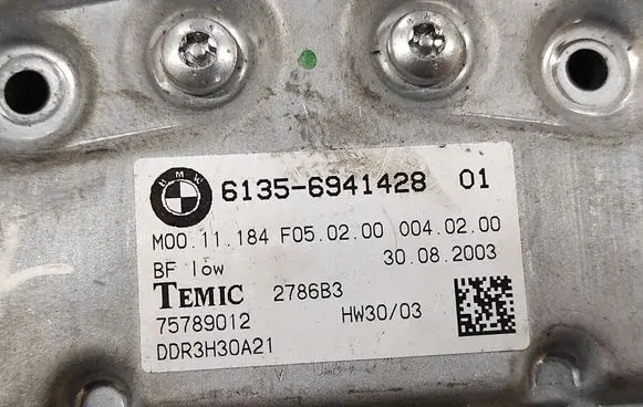 BMW 5 E60 E61 Airbag control unit/module 61356941428 75789012 2786B3