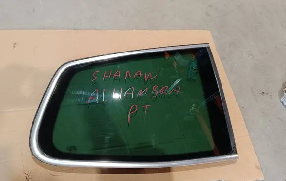 Volkswagen Sharan Side middle window/glass 7N0845298M