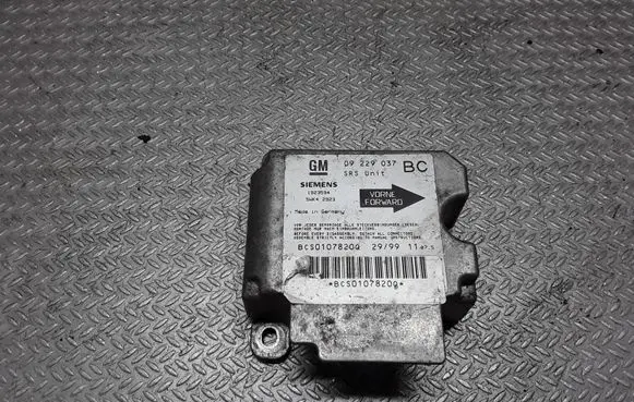 Opel Astra G Airbag control unit/module 09229037 5WK42923