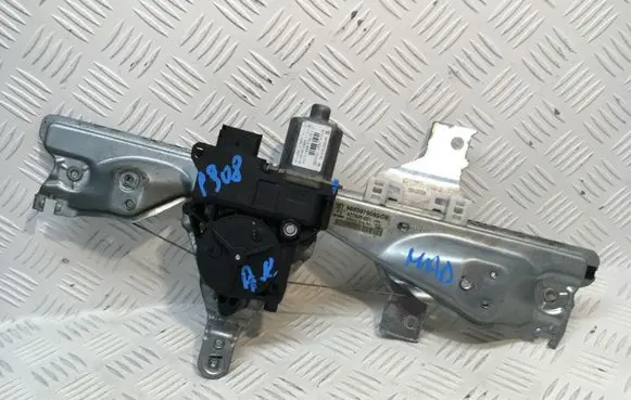 Peugeot 308 Rear door window regulator with motor 9680979080