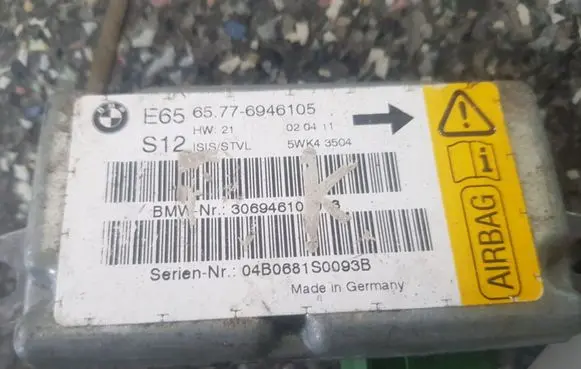 BMW 7 E65 E66 Airbag control unit/module 6946105