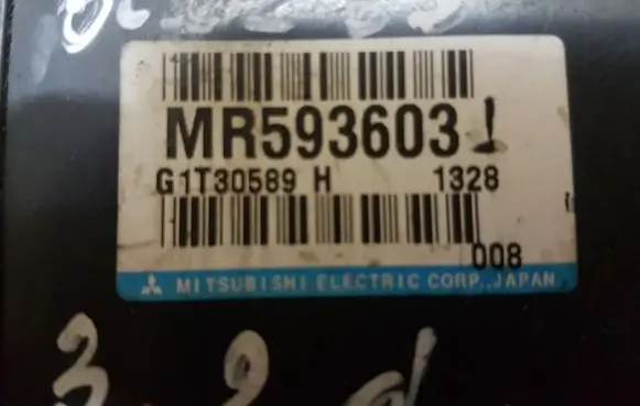Mitsubishi Pajero Gearbox control unit/module MR593603 G1T30589H