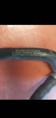 Mercedes-Benz E W213 Engine coolant pipe/hose KEK669065A1P3
