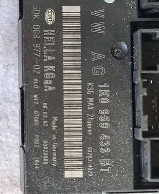 Volkswagen Golf V Comfort/convenience module 1K0959433BT 00020000 5DK00877702