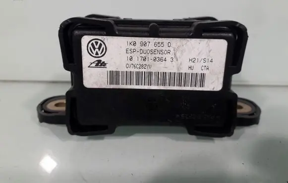 Audi A3 S3 8P ESP acceleration yaw rate sensor 1K0907655D
