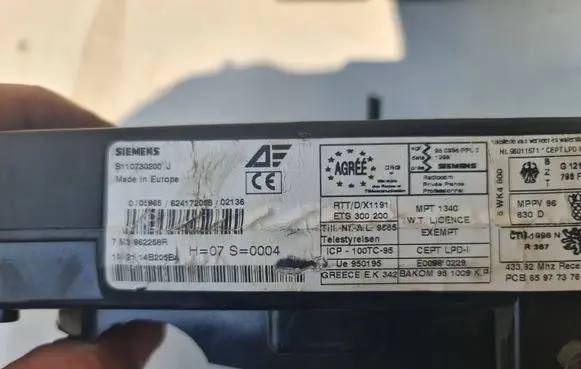 Ford Galaxy Comfort/convenience module 7M3962258R S110730200