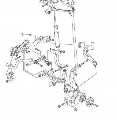 Audi A4 S4 B8 8K Front control arm EV1TEILE