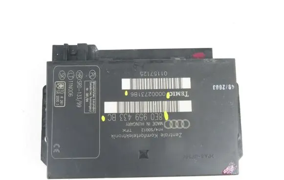 Audi A4 S4 B6 8E 8H Central body control module 00002731B6 8E0959433BC