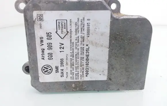 Volkswagen Sharan Airbag control unit/module 6Q0909605 5WK42866