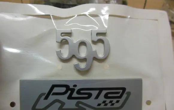 Fiat 500 Rear door emblem/model letters 595