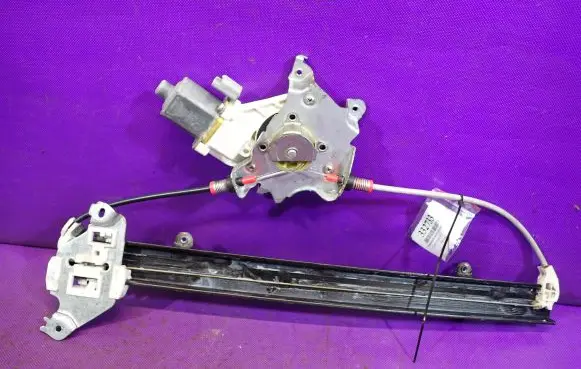 Front door window regulator with motor