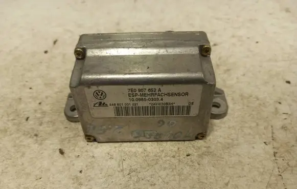 Volkswagen Touareg I ESP acceleration yaw rate sensor 7E0907652A 448801001021 10098503034