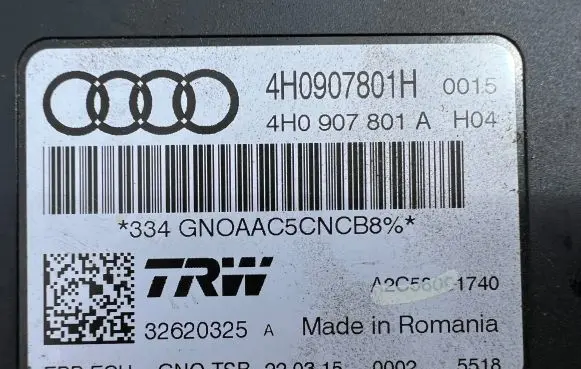 Audi A7 S7 4G Brake system control unit/module 4H0907801A 4H0907801H A2C56091740