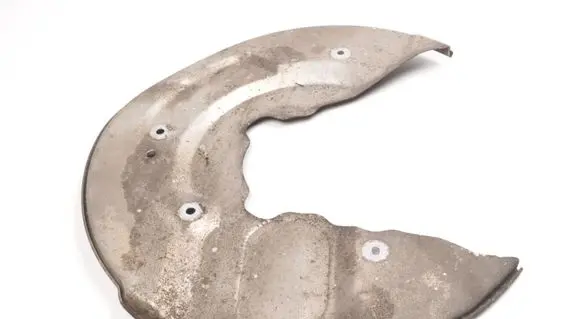 Volvo XC60 Front brake disc dust cover plate LEWY