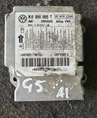 Volkswagen Golf V Airbag control unit/module 1K0909605T