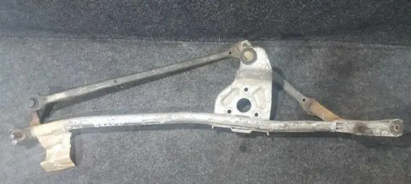 Front wiper linkage and motor
