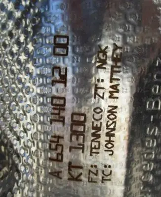 Mercedes-Benz E W213 Catalyst/FAP/DPF particulate filter A6511401200