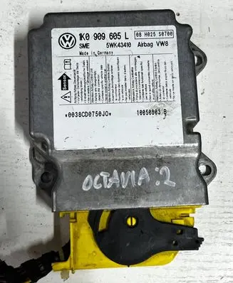 Skoda Octavia Mk3 (5E) Airbag control unit/module 1K0909605L 5WK43410 08H025S0700