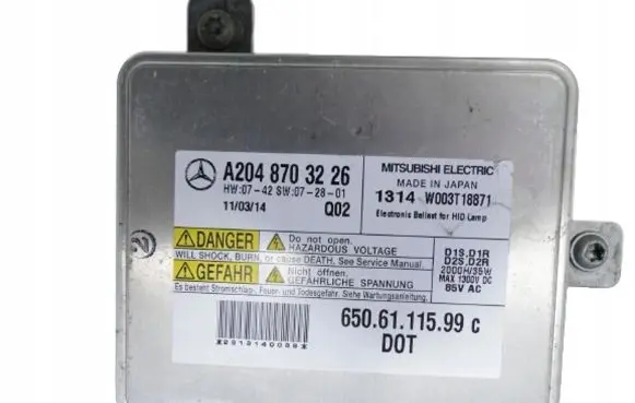 Mercedes-Benz GLK (X204) Headlight ballast module Xenon A2048703226
