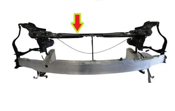 Top upper radiator support slam panel