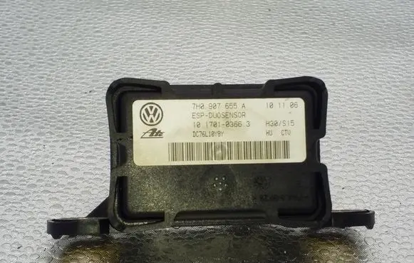 Volkswagen Golf V ESP acceleration yaw rate sensor 7H0907655A 10170103663