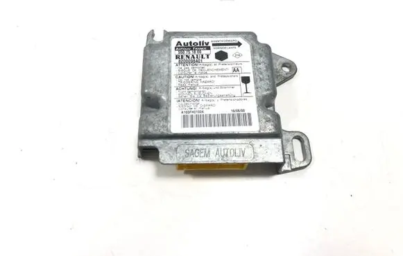 Renault Kangoo I Airbag control unit/module 550751800 8200098401 A165FH01004