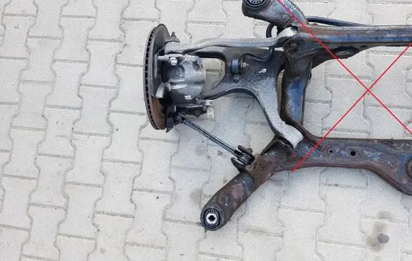 Audi A8 S8 D4 4H Rear suspension assembly kit set 