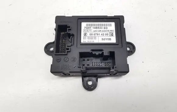 Jaguar XF X250 Door control unit/module 7G9T14B533ED nr8777