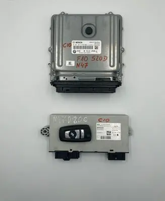 BMW 5 F10 F11 Engine ECU kit and lock set 8513250 030191699 0281017648