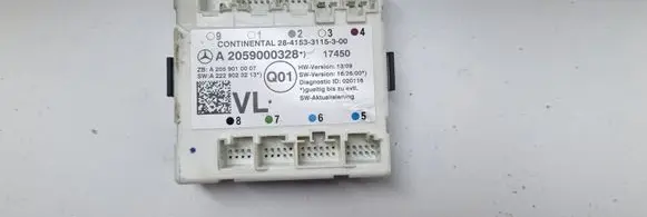 Mercedes-Benz C W205 Door control unit/module A2059000328