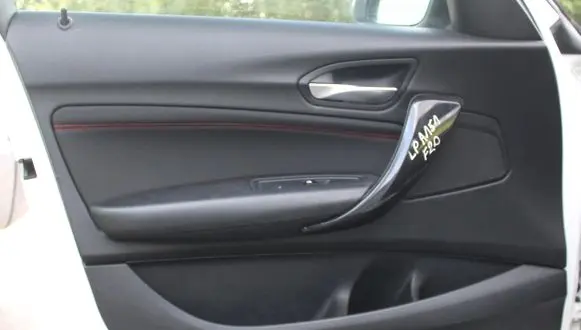 Front door card panel trim