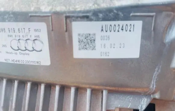 Audi S5 F5 Head up display screen 8W6919617F