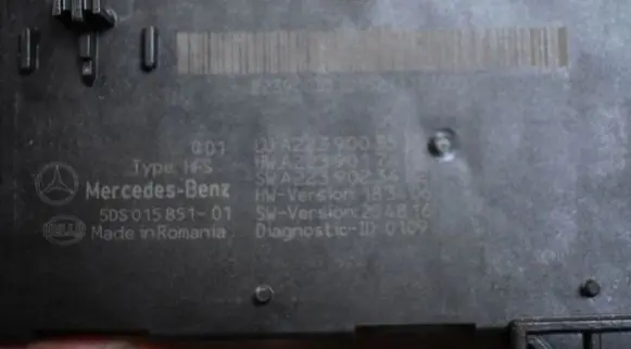 Mercedes-Benz C W206 Other control units/modules A2239003530555525
