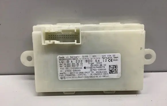 Mercedes-Benz S W222 Keyless (KESSY) go control unit/module A2229005406 A2229026711