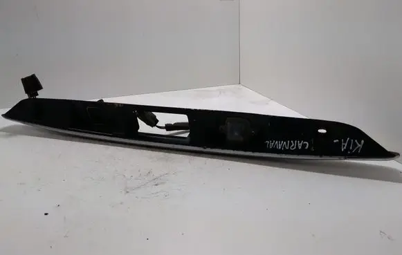 Trunk door license plate light bar