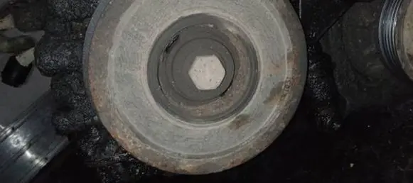 Opel Zafira A Crankshaft pulley