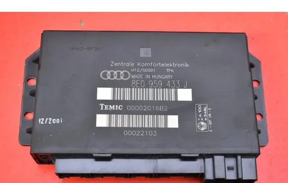 Audi A4 S4 B6 8E 8H Comfort/convenience module 8E0959433J