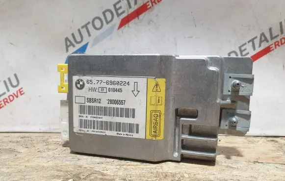 BMW 7 E65 E66 Airbag control unit/module 6960224 65776960224