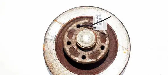 Renault Laguna III Rear brake disc neventiliuojamas