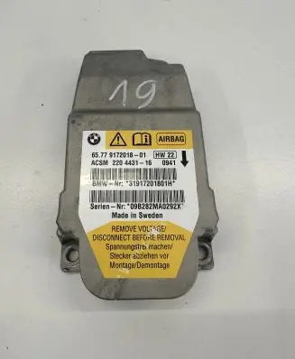 BMW 5 E60 E61 Airbag control unit/module 6577917201801 220443116