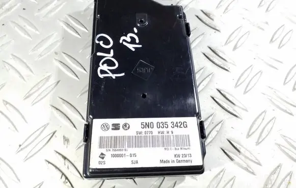 Volkswagen Polo V 6R Other control units/modules 5N0035342G 1000001015