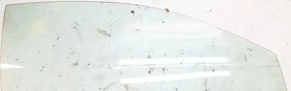 Mazda 323 Front door window glass four-door