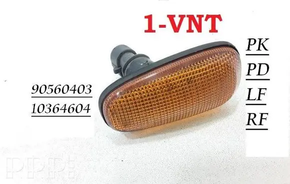 Opel Zafira A Front fender indicator light 90560403 10364604