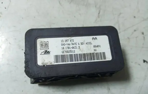 Opel Zafira B ESP acceleration yaw rate sensor 13257072 GE78B25Q12 10170106313