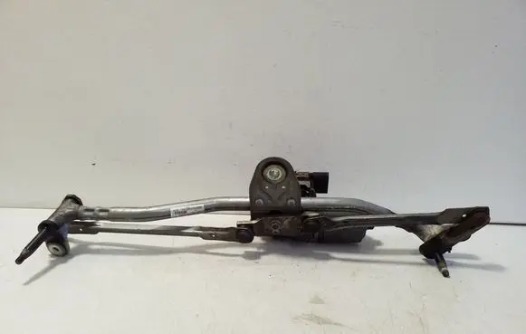 Front wiper linkage and motor