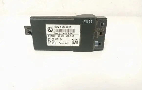 BMW 5 GT F07 Seat control module 9216468