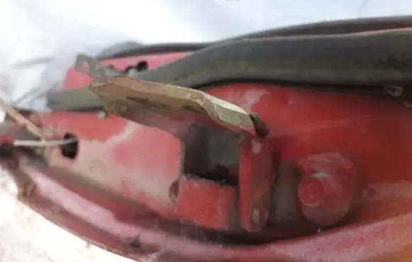 Mazda 323 Front door upper hinge