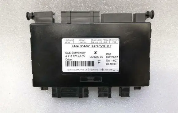 Mercedes-Benz CLS C219 Seat control module A2118704085